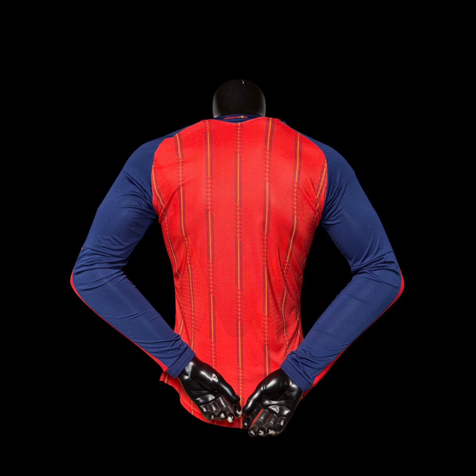 Vue arrière Espagne Maillot Manches Longues Domicile 2627 – Version Player